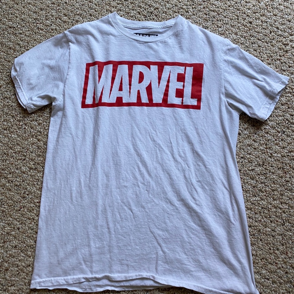 Marvel authentic white t shirt